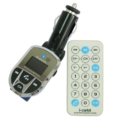 2 in 1 Bluetooth Handfree Kit + Car MP3 Player with remote control, Built in microphone, support SD/MMC Card, usb flash disk