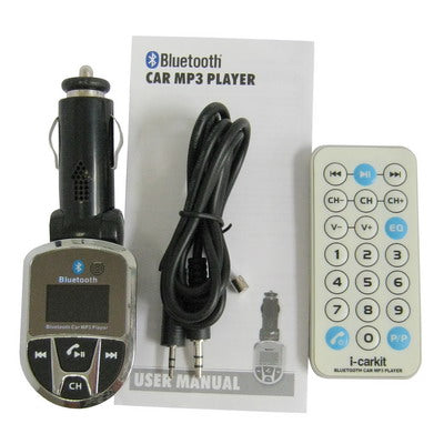 2 in 1 Bluetooth Handfree Kit + Car MP3 Player with remote control, Built in microphone, support SD/MMC Card, usb flash disk
