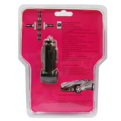 4 in 1 (SD/MMC Card, USB Port, LCD Display, FM Modulator) Car MP3 Player with Remote Control(Baby Blue)