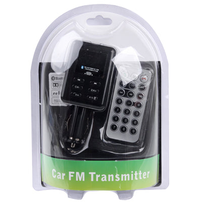 Car FM Transmitter with Bluetooth, Support SD Card & USB Flash Disk