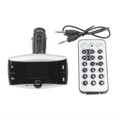 BT-01 Car Bluetooth MP3 Player with FM Transmitter, Support USB Flash Disk & SD / MMC Card(Black)