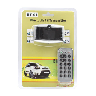 BT-01 Car Bluetooth MP3 Player with FM Transmitter, Support USB Flash Disk & SD / MMC Card(Black)