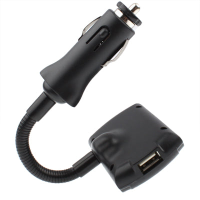 Car Bluetooth Handfree MP3 Player FM Transmitter with Steering Wheel Remote, Support USB Flash Disk & SD / MMC/ TF Card(Black)