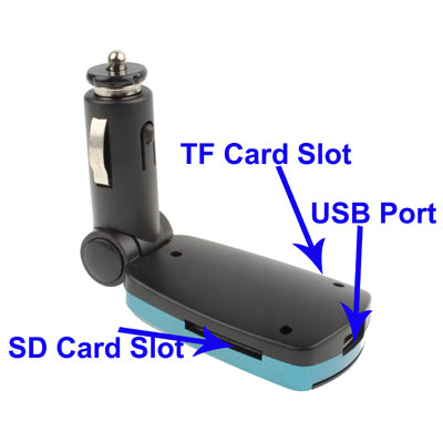 Car MP3 FM Transmitter, Supports USB Flash Disk & SD / TF / MMC Card