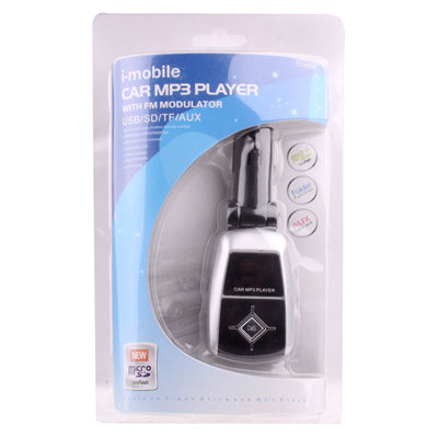 Car MP3 FM Transmitter, Supports USB Flash Disk & SD / TF / MMC Card