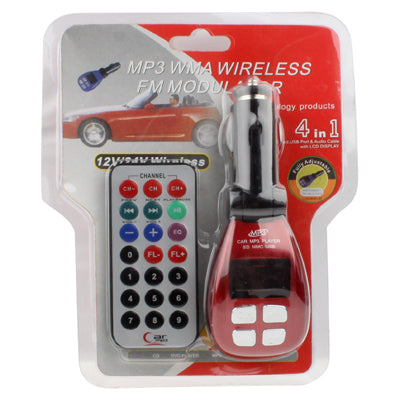 Car MP3 FM Transmitter, Supports USB Flash Disk & SD Card