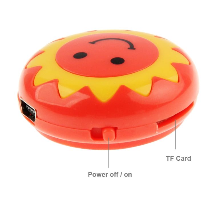 Lovely Sun Style Card Reader MP3 Player, Support TF Card