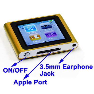 1.8 inch TFT Screen 4GB MP4 player, Support FM Radio, E-Book, Games
