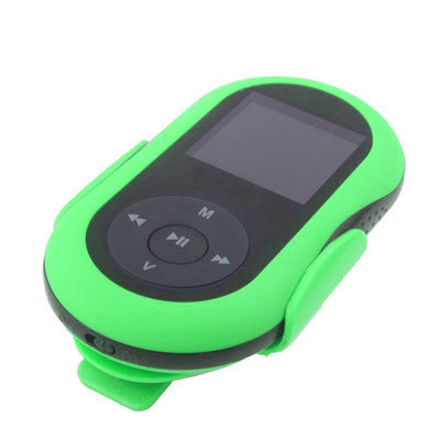 1.5 inch TFT Screen 2GB MP4 Player with Belt Clip, Support FM Radio, E-Book, Record(Green)