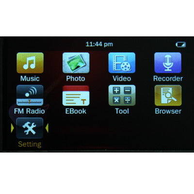 3.0 inch TFT Screen 4GB MP4 player with TF Card Slot, Support TV Out, FM Radio(Baby Blue)