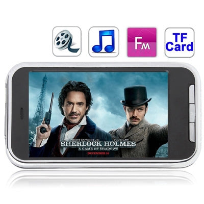 3.0 inch TFT Screen 4GB MP4 player with TF Card Slot, Support FM Radio(Black)