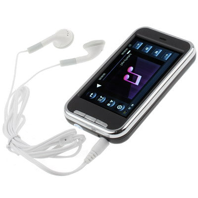 3.0 inch TFT Screen 4GB MP4 player with TF Card Slot, Support FM Radio(Black)