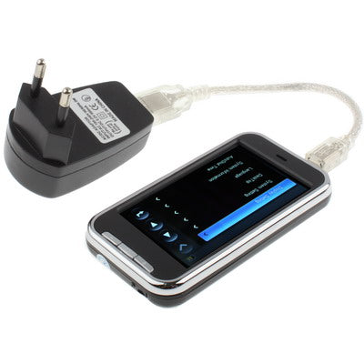 3.0 inch TFT Screen 4GB MP4 player with TF Card Slot, Support FM Radio(Black)