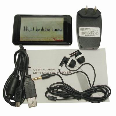 3.0 inch TFT Screen MP4 Player with Speaker,USB port,TF Card(Black)