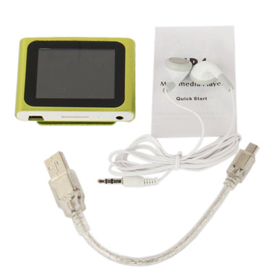 1.8 inch TFT Screen Metal MP4 Player with Clip & TF Card Slot, Support Recorder, FM Radio, E-Book and Calendar