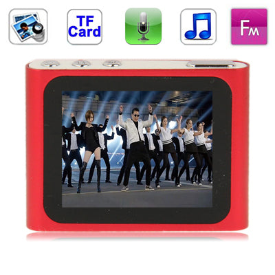 1.8 inch TFT Screen Metal MP4 Player with Clip & TF Card Slot, Support Recorder, FM Radio, E-Book and Calendar