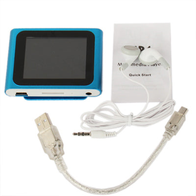 1.8 inch TFT Screen Metal MP4 Player with Clip & TF Card Slot, Support Recorder, FM Radio, E-Book and Calendar
