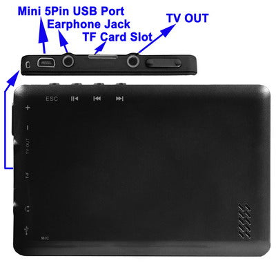 4.3 inch Touch screen