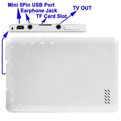 4.3 inch Touch screen