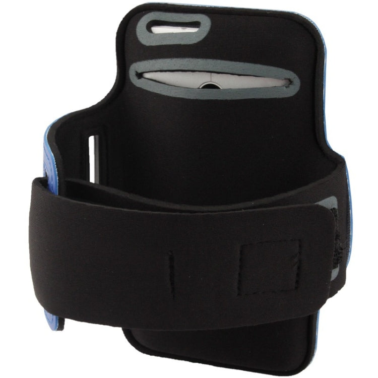 PU Sport Armband Case with Earphone Hole & Key Pocket for Galaxy S5 / G900 / HTC One / M7