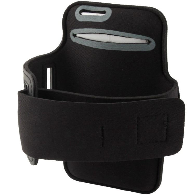 PU Sport Armband Case with Earphone Hole & Key Pocket for Galaxy S5 / G900 / HTC One / M7