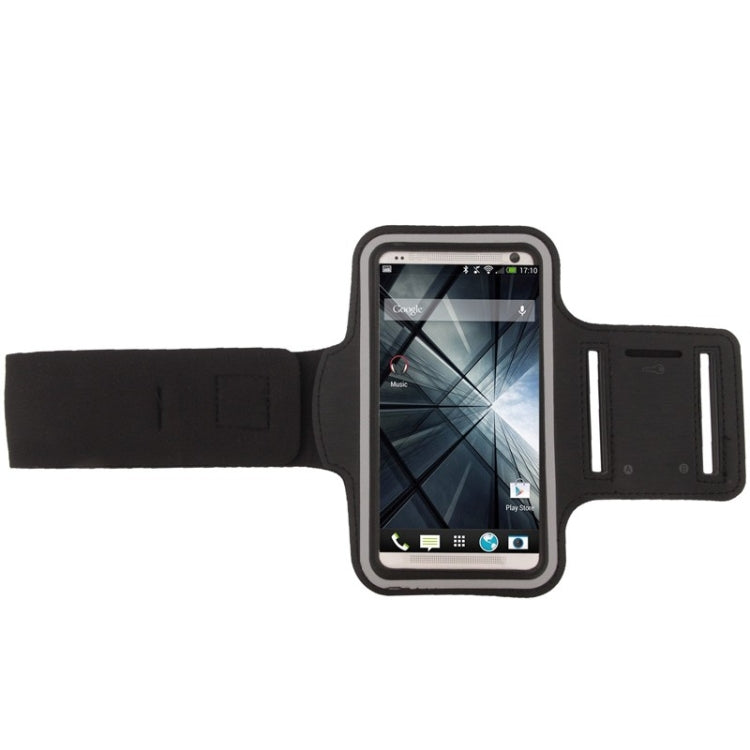 PU Sport Armband Case with Earphone Hole & Key Pocket for Galaxy S5 / G900 / HTC One / M7