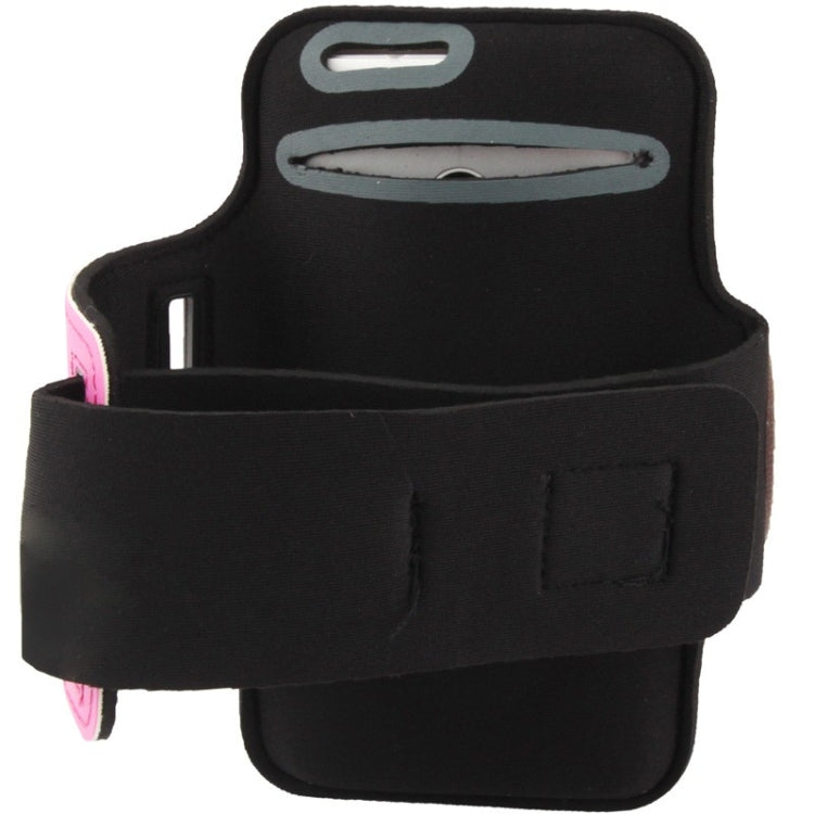 PU Sport Armband Case with Earphone Hole & Key Pocket for Galaxy S5 / G900 / HTC One / M7