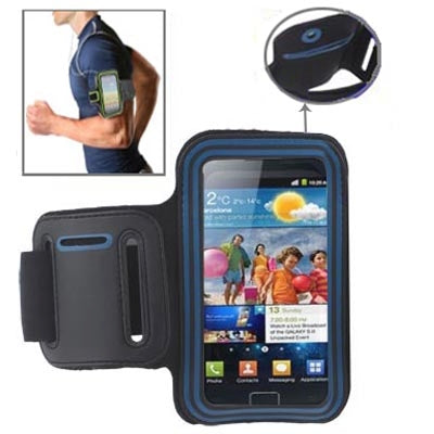 Sports Armband Case with Earphone Hole for Galaxy S2 / i9100