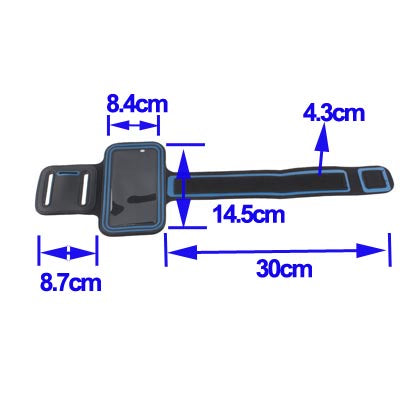Sports Armband Case with Earphone Hole for Galaxy S2 / i9100