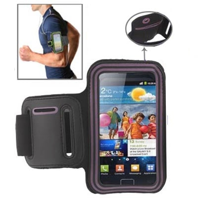 Sports Armband Case with Earphone Hole for Galaxy S2 / i9100