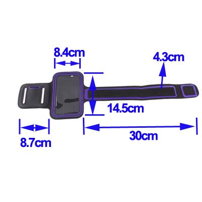 Sports Armband Case with Earphone Hole for Galaxy S2 / i9100
