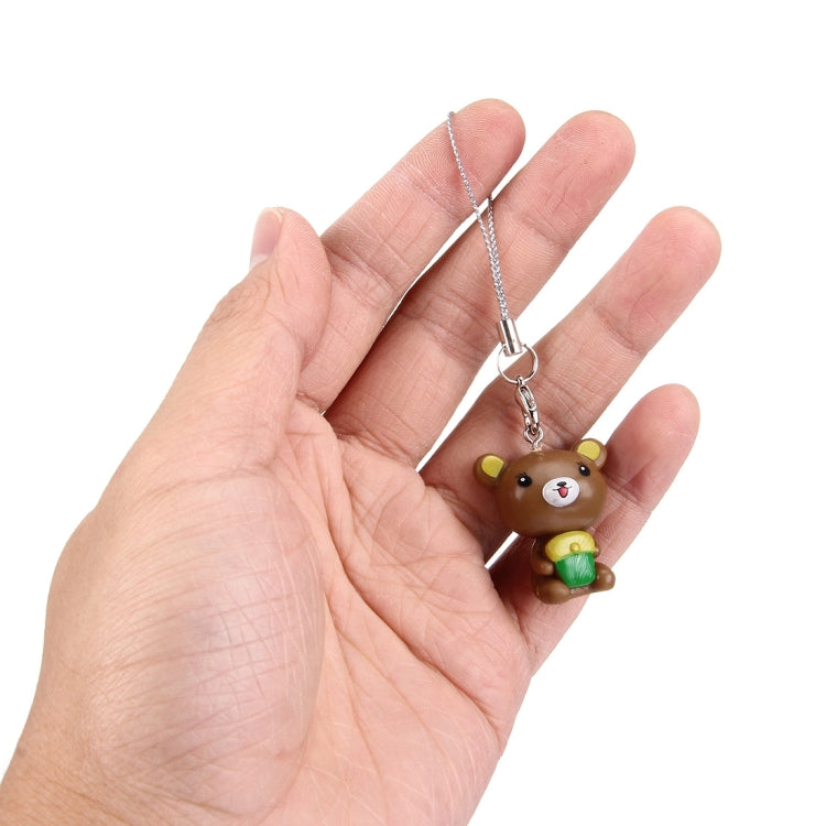 10 PCS Bear + Small Men Style Mobile Phone Chain