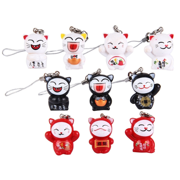 10 PCS Maneki Neko Style Mobile Phone Chain