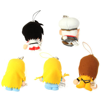 5 PCS Cute Cloth Doll Mobile Phone Pendant