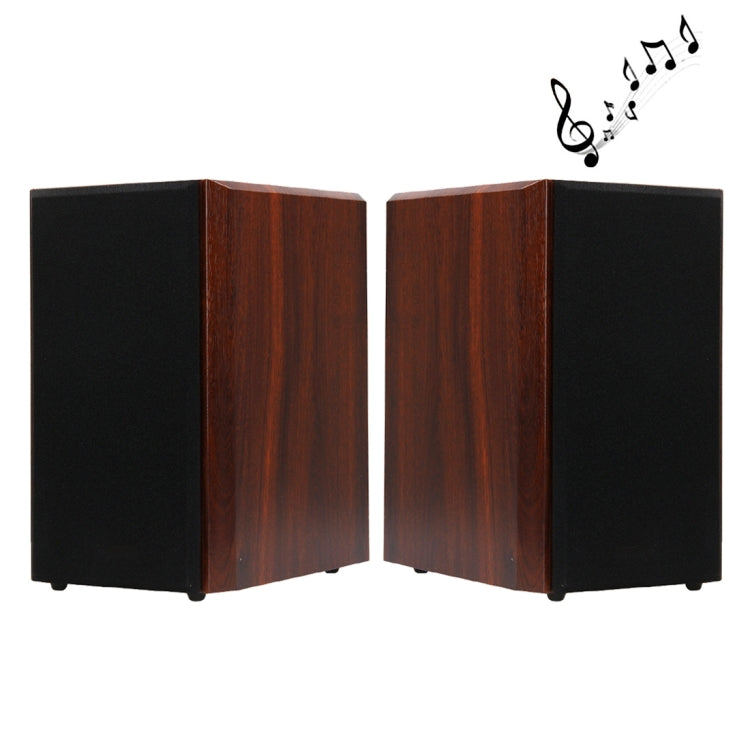 One Pair 30W 5 inch Bass Bookshelf Speakers for Home Theater