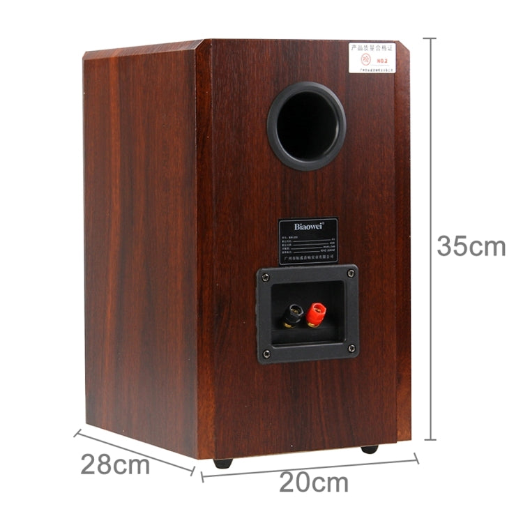 One Pair 30W 5 inch Bass Bookshelf Speakers for Home Theater