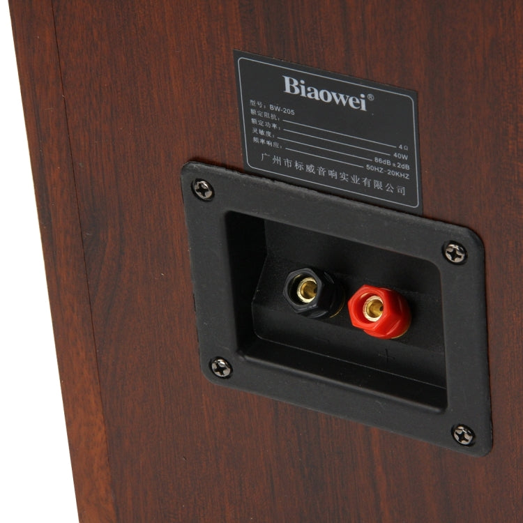 One Pair 30W 5 inch Bass Bookshelf Speakers for Home Theater