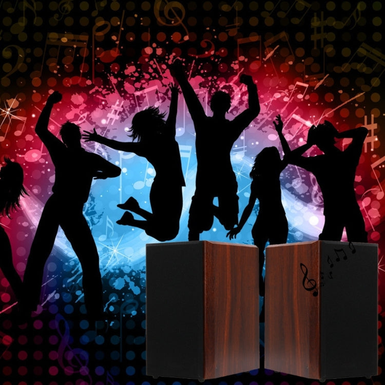 One Pair 30W 5 inch Bass Bookshelf Speakers for Home Theater