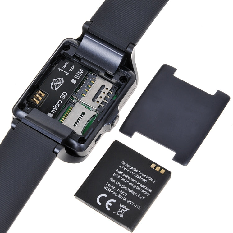 CL-W216 Upro3 GSM Smart Watch Phone, Pedometer / Sleep Monitor / Remote Capture / Bluetooth / FM Radio, Network: 2G(Black)