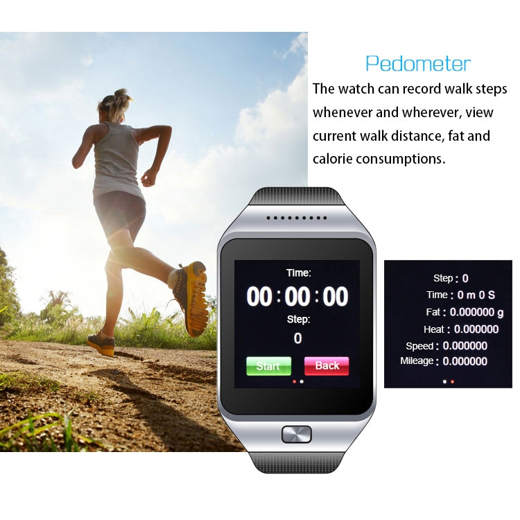 ZGPAX S28 GSM Smart Watch Phone, Pedometer / Sleep Monitor / Looking Phone / Anti-lost / Bluetooth / FM, Network: 2G