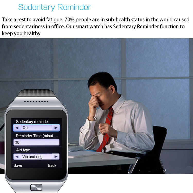 ZGPAX S28 GSM Smart Watch Phone, Pedometer / Sleep Monitor / Looking Phone / Anti-lost / Bluetooth / FM, Network: 2G