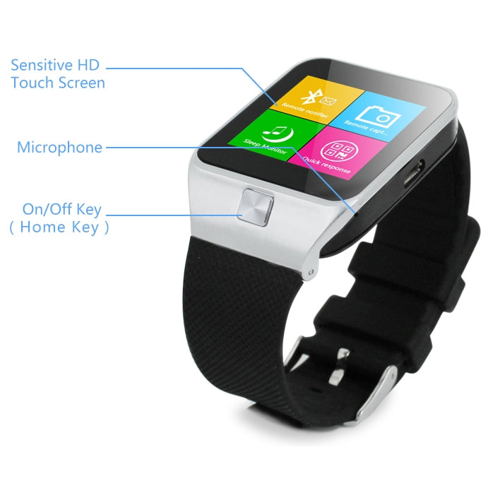 ZGPAX S28 GSM Smart Watch Phone, Pedometer / Sleep Monitor / Looking Phone / Anti-lost / Bluetooth / FM, Network: 2G