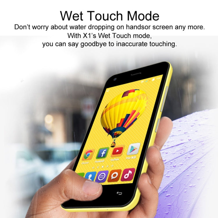 Iocean X1 8GB, Network: 3G, 4.5 Inch Android 4.4 MTK6582M Quad Core 1.3GHz, RAM: 1GB(White)