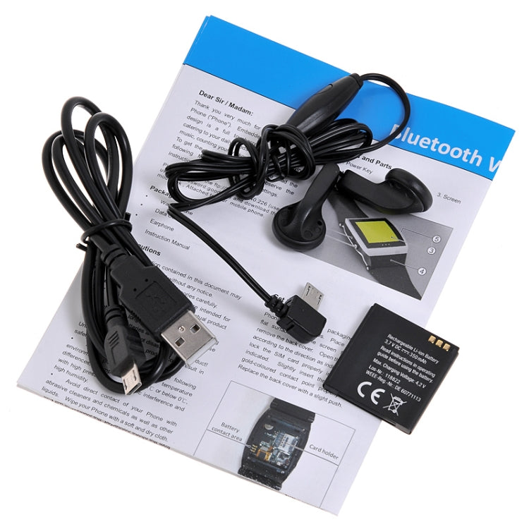 CL-W205 GSM Smart Watch Phone, 1.55 inch Ultra HD Screen, Pedometer / Camera / Bluetooth, Network: 2G