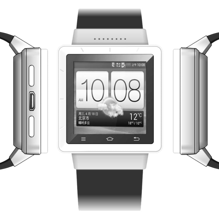 ZGPAX S6 3G Smart Watch Phone, Handwriting Android 4.04, MTK6577 Dual Core 1.0GHz, ROM: 4GB, WiFi / Bluetooth / GPS