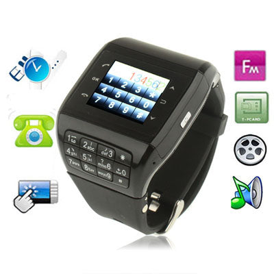 Q5 GSM Watch Mobile Phone, Bluetooth / FM, Single SIM, Network: 2G