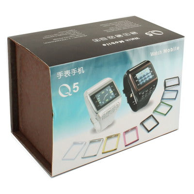 Q5 GSM Watch Mobile Phone, Bluetooth / FM, Single SIM, Network: 2G