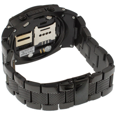 TW818 GSM Watch Phone, Stainless Steel / Bluetooth / JAVA / Camera, Single SIM, Network: 2G