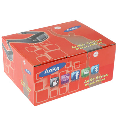 AK11 GSM Smart Watch Phone, Button Design, Camera / Bluetooth / FM, Single SIM, Network: 2G