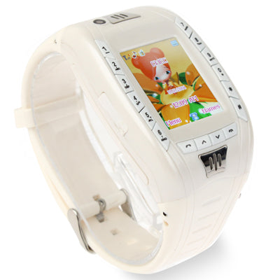 AK11 GSM Smart Watch Phone, Button Design, Camera / Bluetooth / FM, Single SIM, Network: 2G